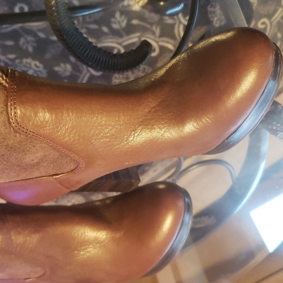 UGG Brown Heeled Knee-High Boots - Picture 5 of 10